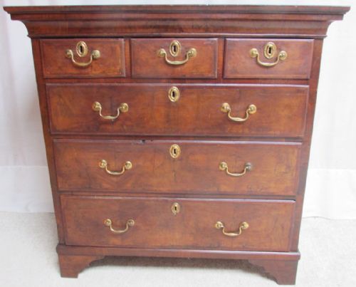 fig 1. Queen Anne Walnut Chest of Drawers