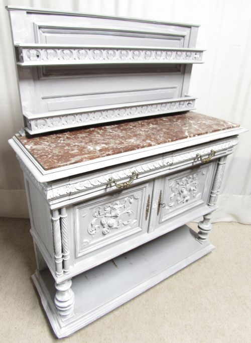 Painted French Walnut Buffet