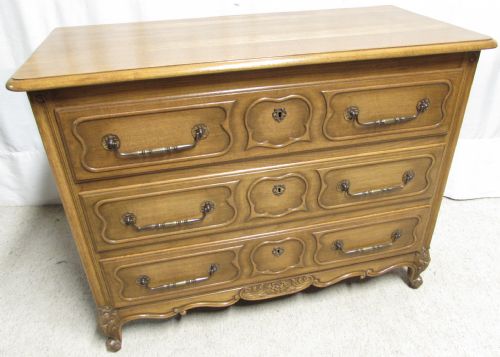 French Oak Commode Chest of Drawers