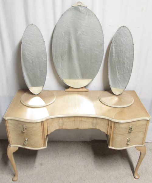 Bleached Walnut Dressing Table