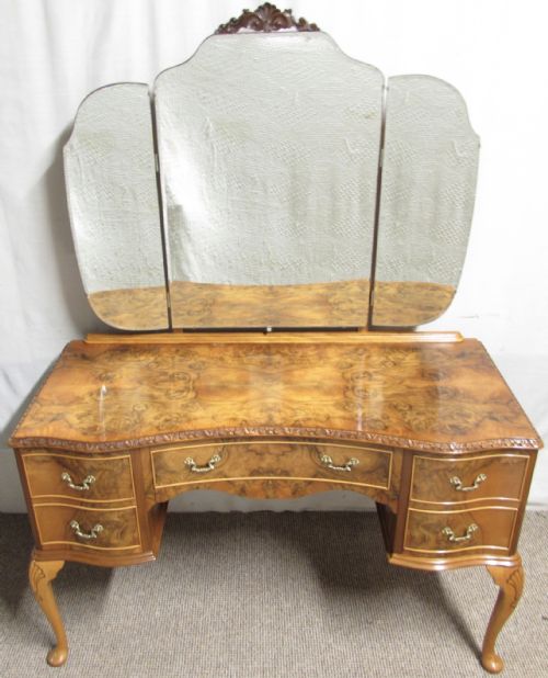 Burr Walnut Dressing Table
