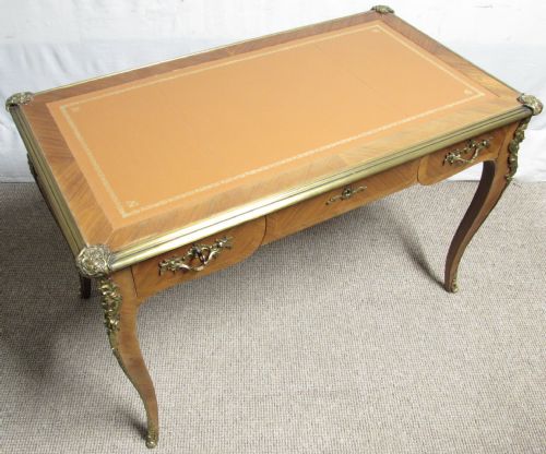Superb Ormulu Mounted French Bureau Plat