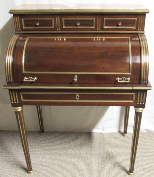 fig 1. Superb French Ladies Cylinder Desk