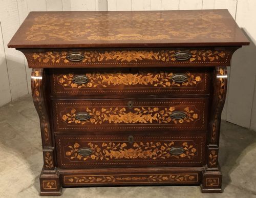 Dutch Marquetry Chest of Drawers