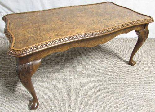 Burr Walnut Coffee Table