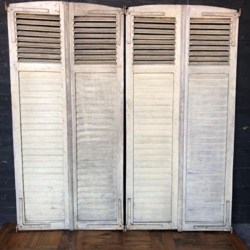 Pair French Victorian Large Shutters