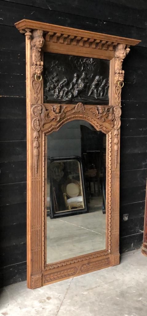 Carved Renaissance Mirror with Putti’s
