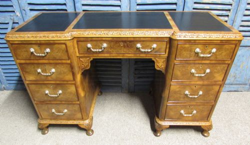 Finest Quality Burr Walnut Desk