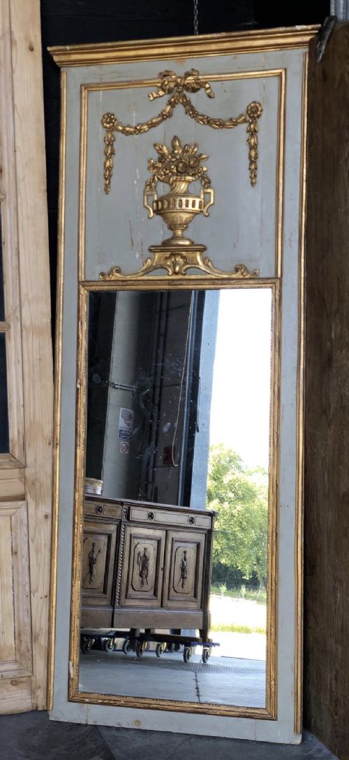 Wonderful French Gilt Trumeau Mirror