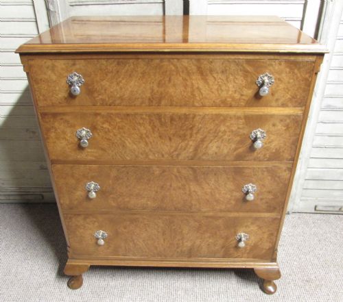 Burr Walnut Chest of Drawers