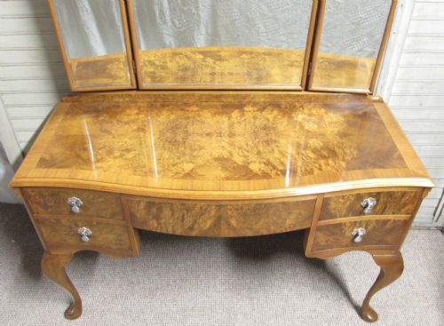 fig 1. Burr Walnut Dressing Table