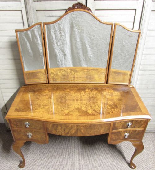 Burr Walnut Dressing Table