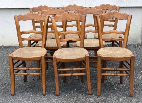 Set 8 French Country Chairs