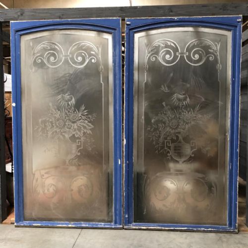 Huge Pair French 19th Century Windows