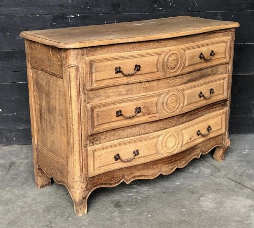 French Bleached Oak Chest of Drawers