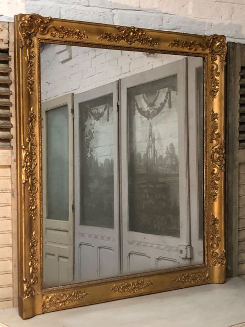 French 19th Century Gilt Mirror