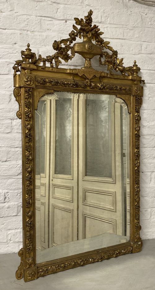 French 19th Century Gilt Mirror