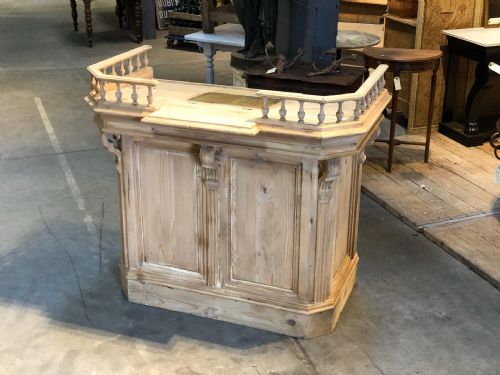 Antique French Shop or Hostess Counter