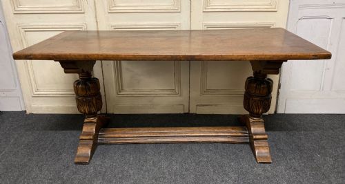English Oak Refectory Dining Table