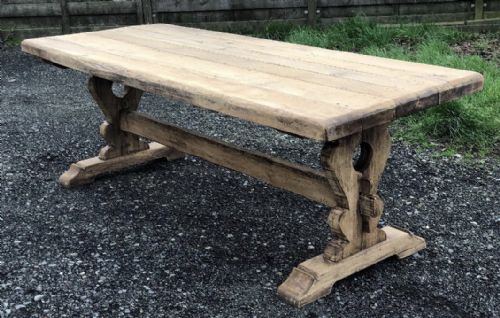 Large Rustic French Farmhouse Table
