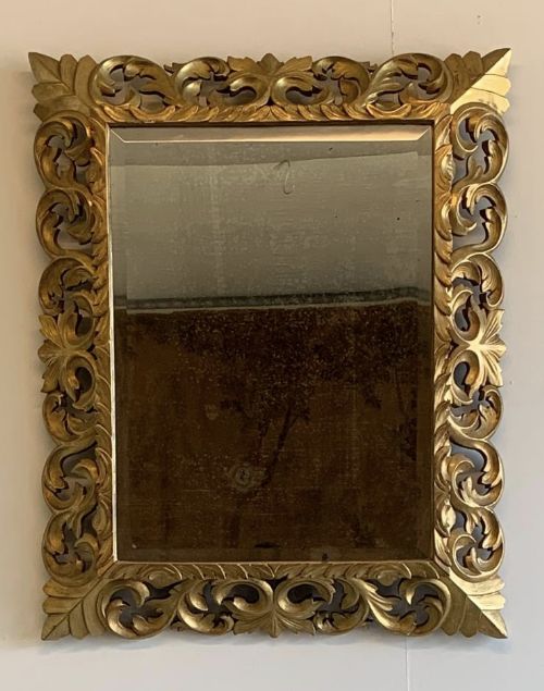 Large French 19th C Gilt Wood Mirror