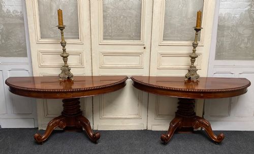 Pair William IV Console Tables