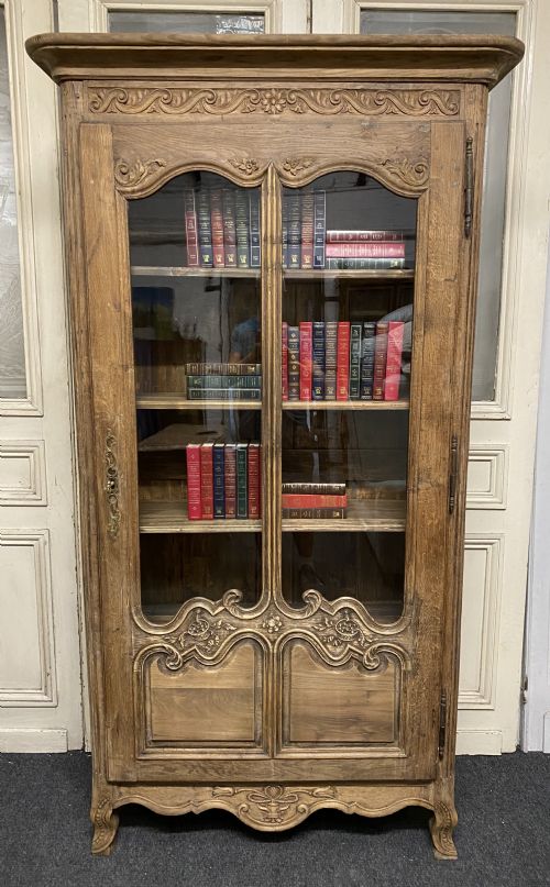 French Bleached Oak Bookcase