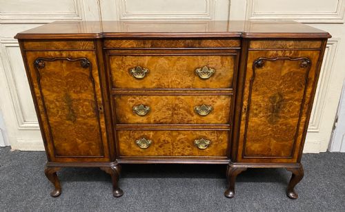 Small Burr Walnut Sideboard