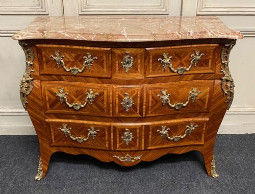 Very Fine French Bombe Commode Chest
