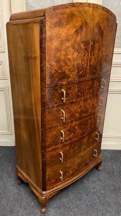 fig 1. Superb Art Deco Chest Cupboard
