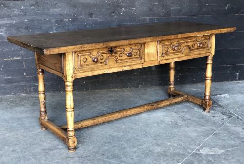 18th C Spanish Chestnut Serving Table