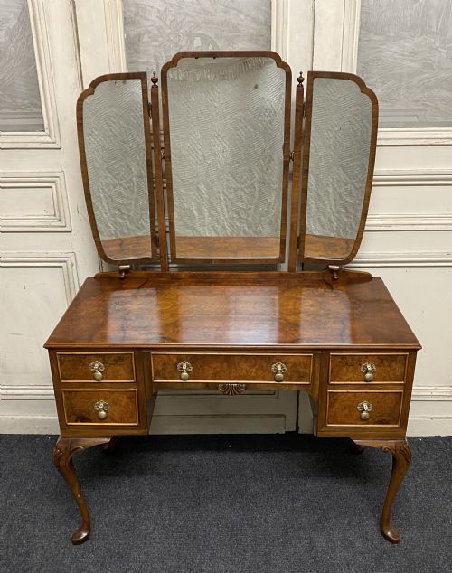 Burr Walnut Dressing Table