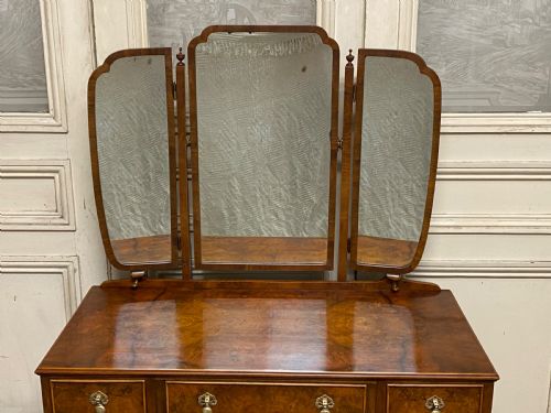 fig 1. Burr Walnut Dressing Table