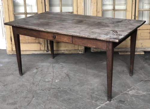 French Rustic Farmhouse Kitchen Table