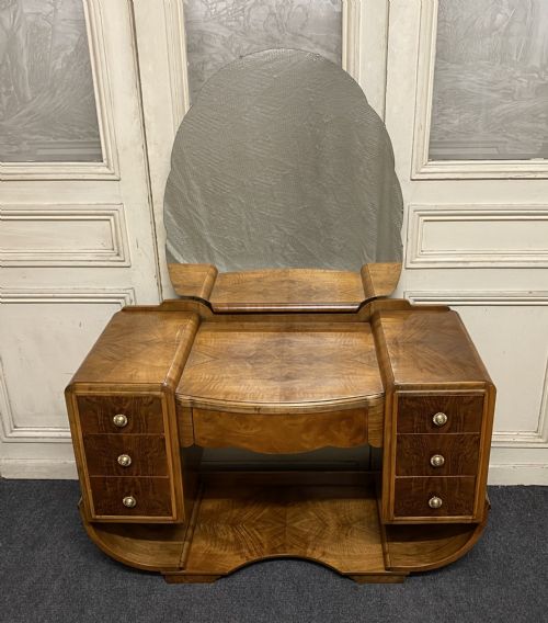 Iconic Art Deco Burr Walnut Dressing Table