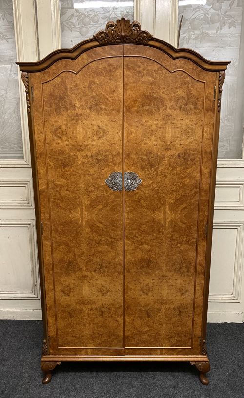 Burr Walnut Fitted Wardrobe