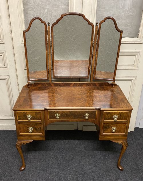 Burr Walnut Dressing Table