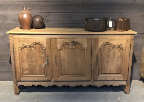French Bleached Oak Dresser Base