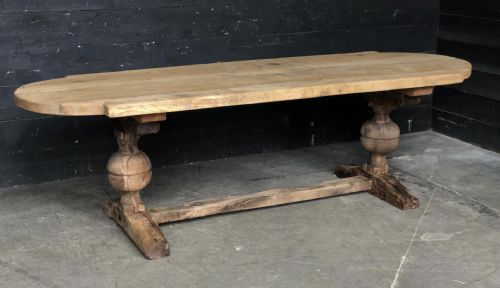 Large Rustic French Farmhouse Dining Table