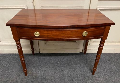 Bow Fronted Writing Table