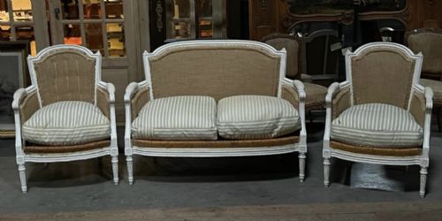 3 Piece French Bergere Suite