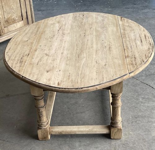 Bleached Oak Drop Flap Coffee Table