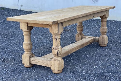 Large French Rustic Farmhouse Dining Table