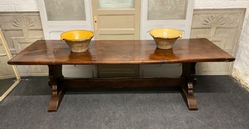 Large Refectory Farmhouse Table Super Colour & Patina