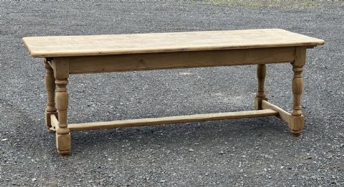 fig 1. Large French Farmhouse Table with Extensions