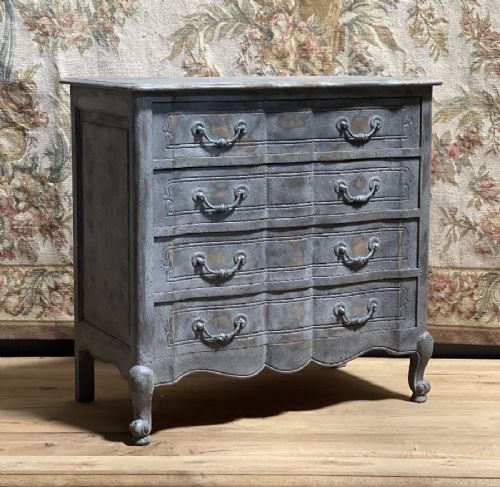 Small French Painted Chest of Drawers