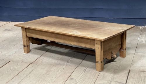 Large Oak French Coffee Table
