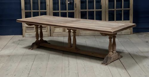 Superb Bleached Walnut Monastery Table
