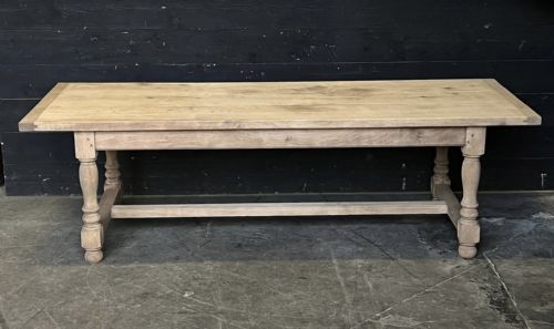 Larger French Oak Farmhouse Refectory Dining Table