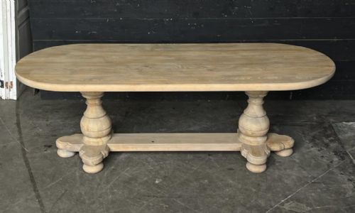 Larger French Oak Monastery Dining Table